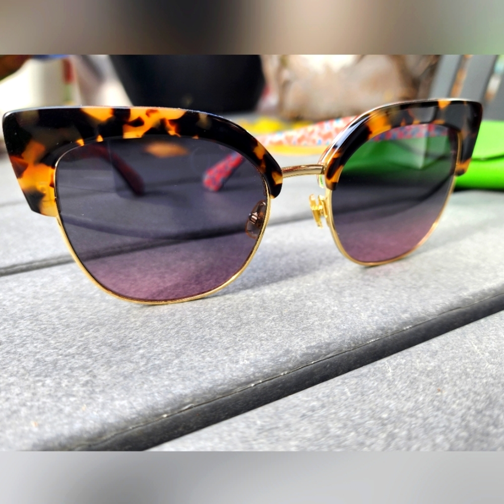 Kate Spade Hello Sunshine Tortoise sunglasses.